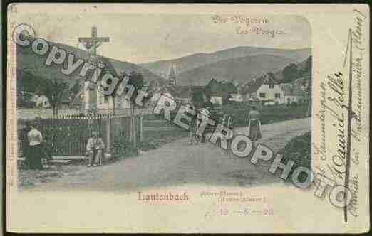 Ville de LAUTENBACH Carte postale ancienne