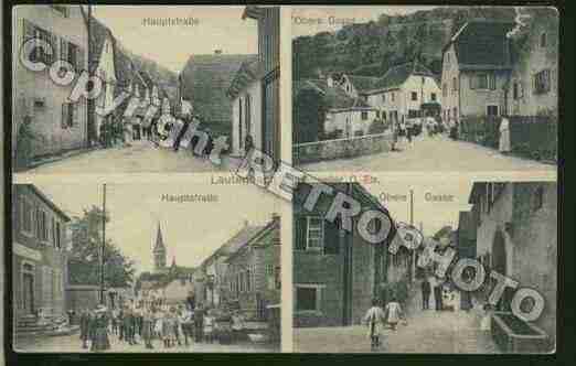 Ville de LAUTENBACH Carte postale ancienne