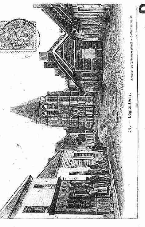 Ville de LEGLANTIERS Carte postale ancienne