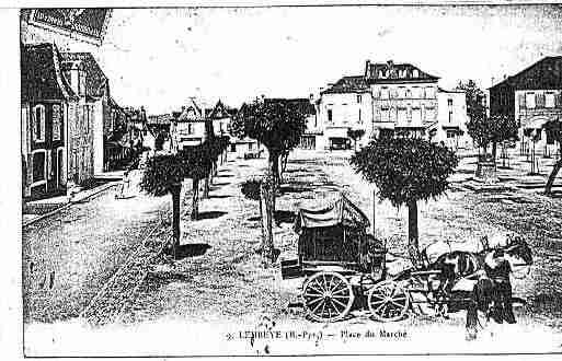 Ville de LEMBEYE Carte postale ancienne
