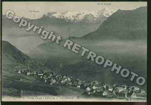 Ville de LESCUN Carte postale ancienne