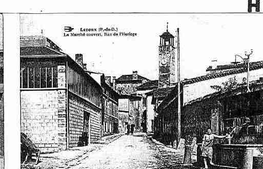 Ville de LEZOUX Carte postale ancienne