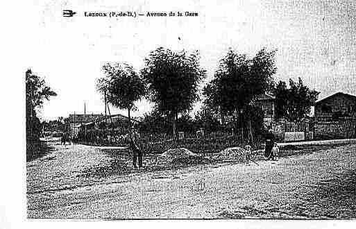 Ville de LEZOUX Carte postale ancienne