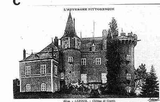 Ville de LEZOUX Carte postale ancienne
