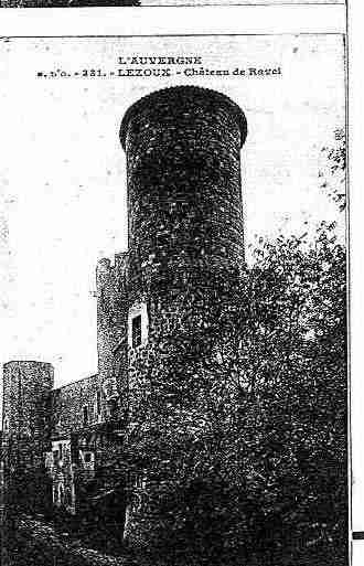 Ville de LEZOUX Carte postale ancienne