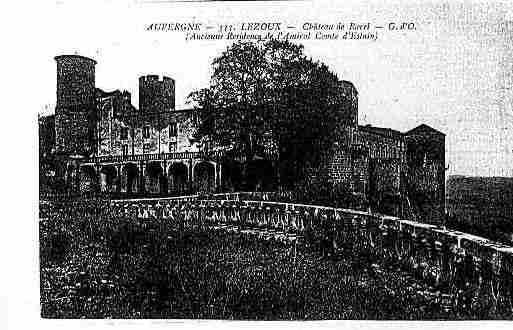 Ville de LEZOUX Carte postale ancienne