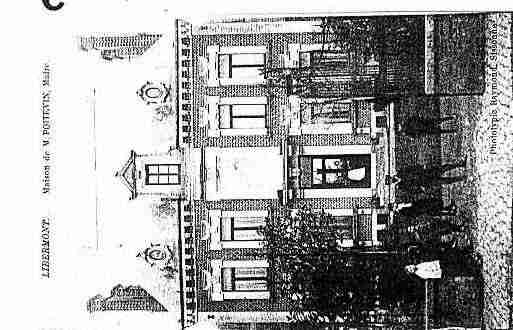 Ville de LIBERMONT Carte postale ancienne