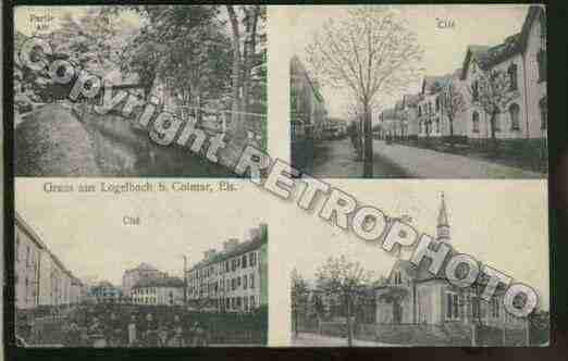 Ville de LOGELBACH Carte postale ancienne