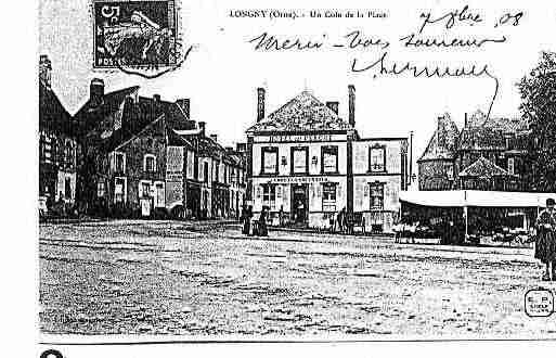 Ville de LONGNYAUPERCHE Carte postale ancienne