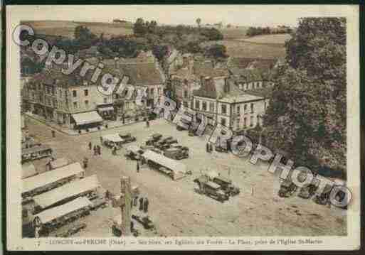 Ville de LONGNYAUPERCHE Carte postale ancienne