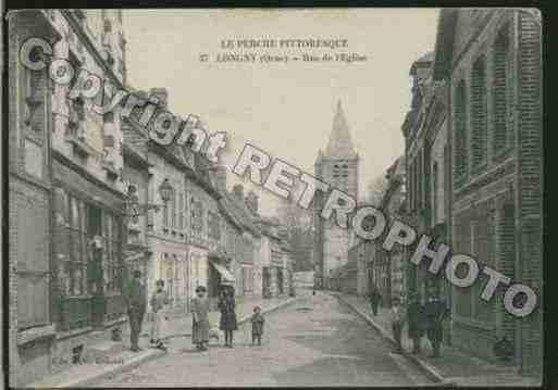 Ville de LONGNYAUPERCHE Carte postale ancienne