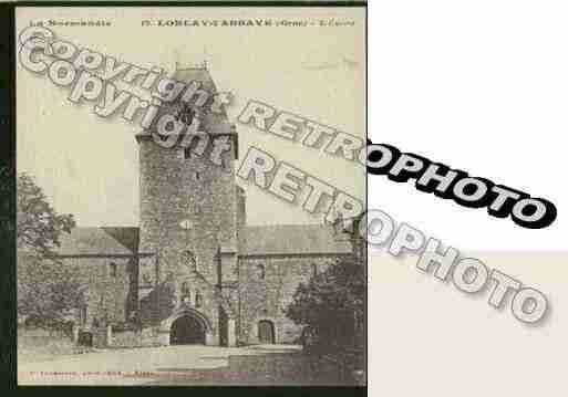 Ville de LONLAYL\'ABBAYE Carte postale ancienne