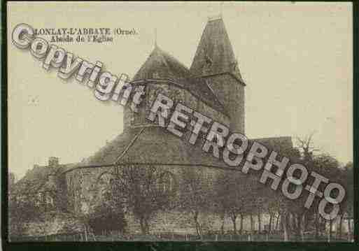 Ville de LONLAYL\'ABBAYE Carte postale ancienne