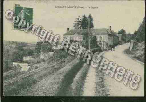 Ville de LONLAYL\'ABBAYE Carte postale ancienne