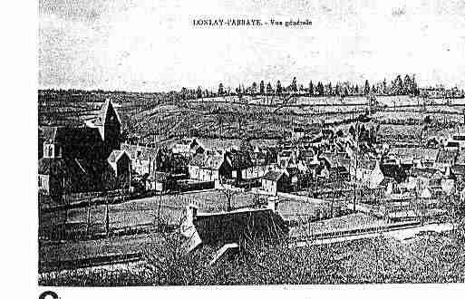 Ville de LONLAYL\\\'ABBAYE Carte postale ancienne Ville de LONLAYL\\\'ABBAYE Carte postale ancienne