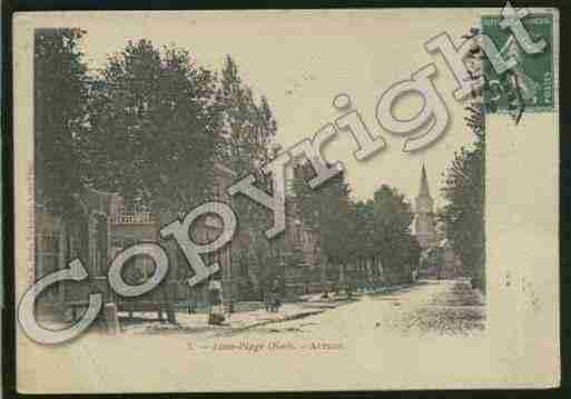 Ville de LOONPLAGE Carte postale ancienne
