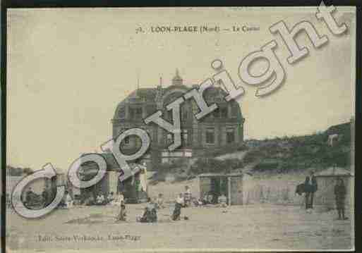 Ville de LOONPLAGE Carte postale ancienne