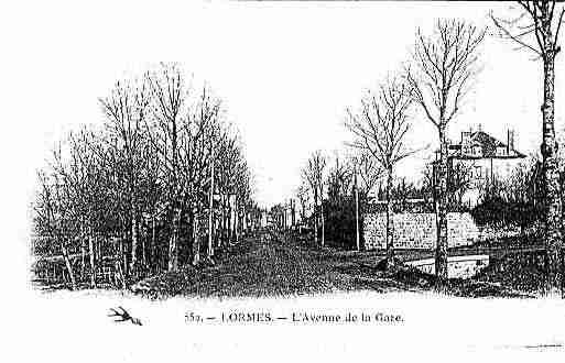 Ville de LORMES Carte postale ancienne Ville de LORMES Carte postale ancienne