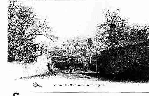 Ville de LORMES Carte postale ancienne