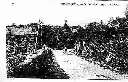 Ville de LORMES Carte postale ancienne Ville de LORMES Carte postale ancienne