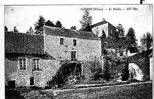 Ville de LORMES Carte postale ancienne