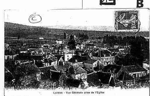 Ville de LORMES Carte postale ancienne