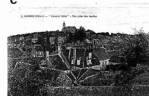 Ville de LORMES Carte postale ancienne