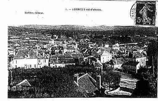 Ville de LORMES Carte postale ancienne