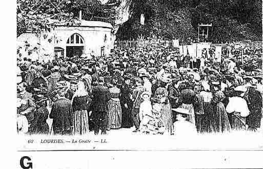 Ville de LOURDES Carte postale ancienne
