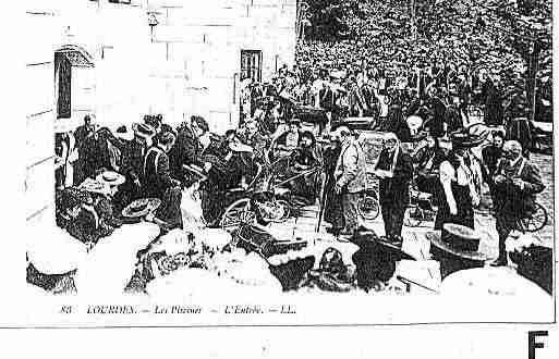 Ville de LOURDES Carte postale ancienne