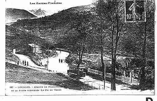 Ville de LOURDES Carte postale ancienne