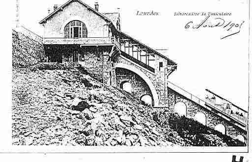 Ville de LOURDES Carte postale ancienne