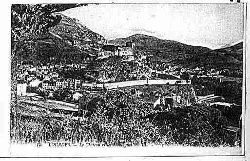 Ville de LOURDES Carte postale ancienne
