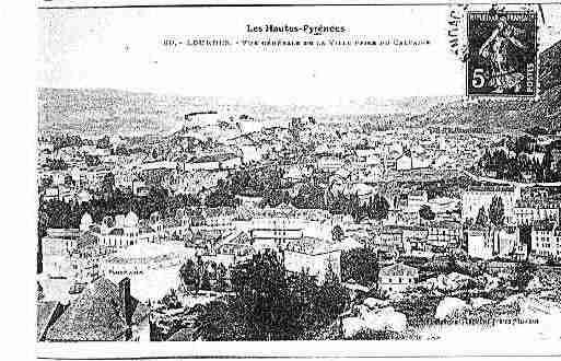Ville de LOURDES Carte postale ancienne