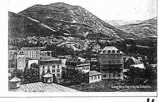 Ville de LOURDES Carte postale ancienne