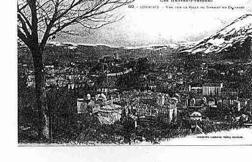 Ville de LOURDES Carte postale ancienne
