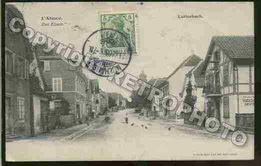 Ville de LUTTERBACH Carte postale ancienne