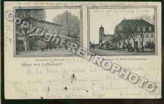 Ville de LUTTERBACH Carte postale ancienne