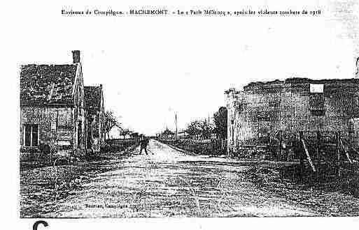Ville de MACHEMONT Carte postale ancienne