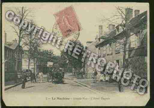 Ville de MACHINE(LA) Carte postale ancienne