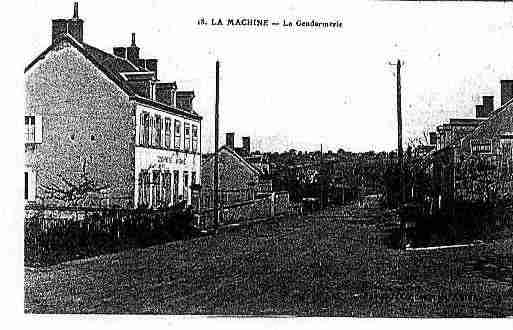 Ville de MACHINE(LA) Carte postale ancienne