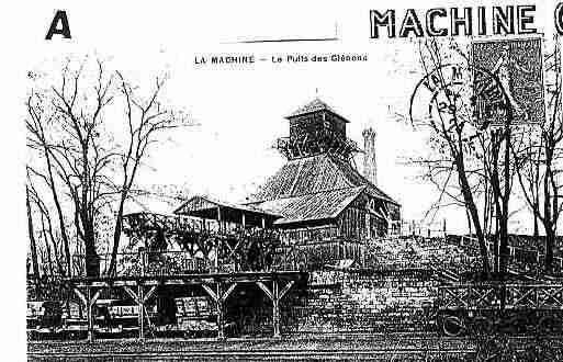 Ville de MACHINE(LA) Carte postale ancienne