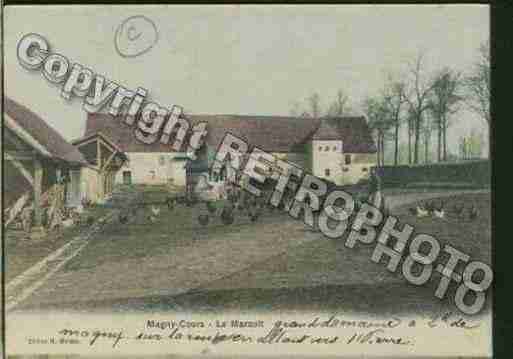 Ville de MAGNYCOURS Carte postale ancienne