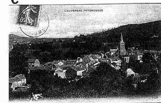 Ville de MANZAT Carte postale ancienne