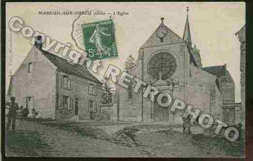 Ville de MAREUILSUROURCQ Carte postale ancienne
