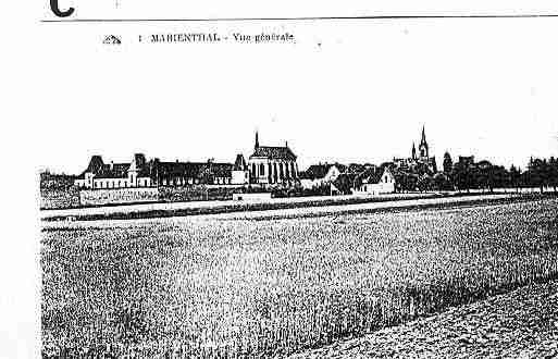 Ville de MARIENTHAL Carte postale ancienne