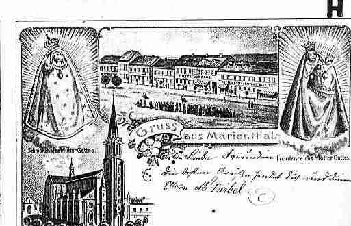 Ville de MARIENTHAL Carte postale ancienne