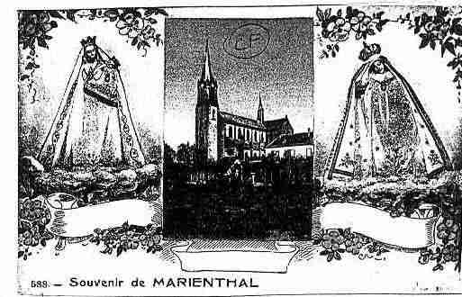 Ville de MARIENTHAL Carte postale ancienne