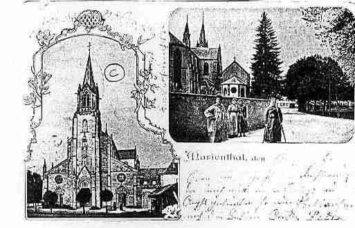 Ville de MARIENTHAL Carte postale ancienne