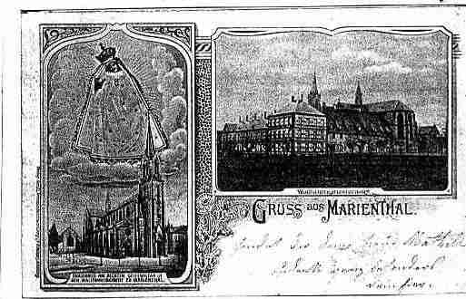 Ville de MARIENTHAL Carte postale ancienne